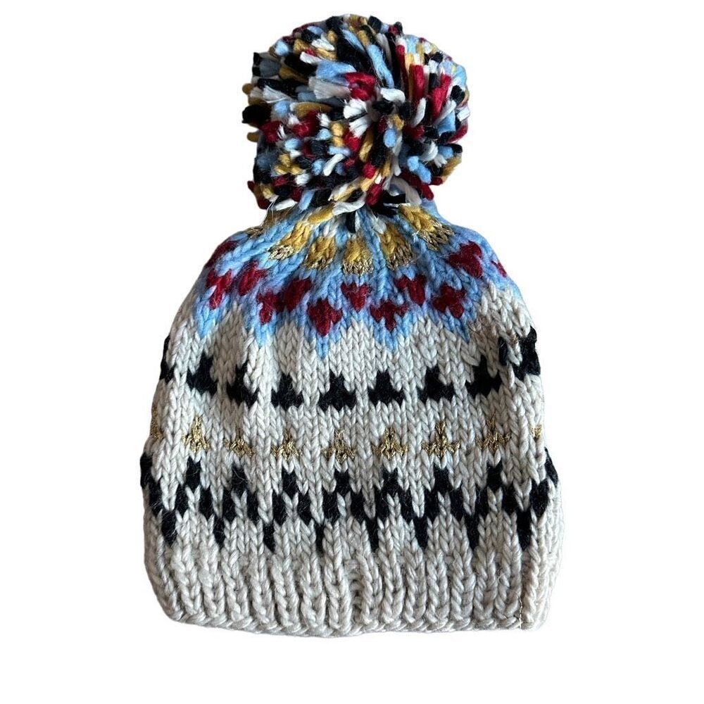 Buckle bright and neutral stocking cap